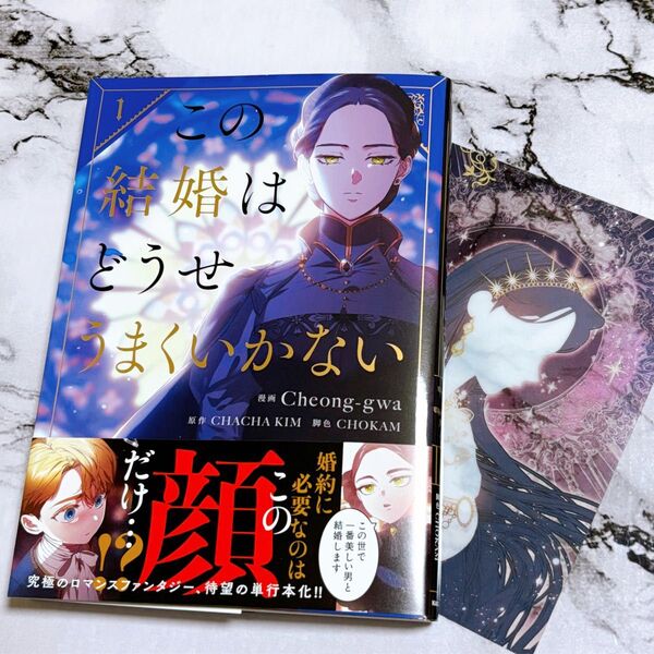 初版 この結婚はどうせうまくいかない 1 フロースコミック 特典 クリアイラストカード付 コミック 新刊