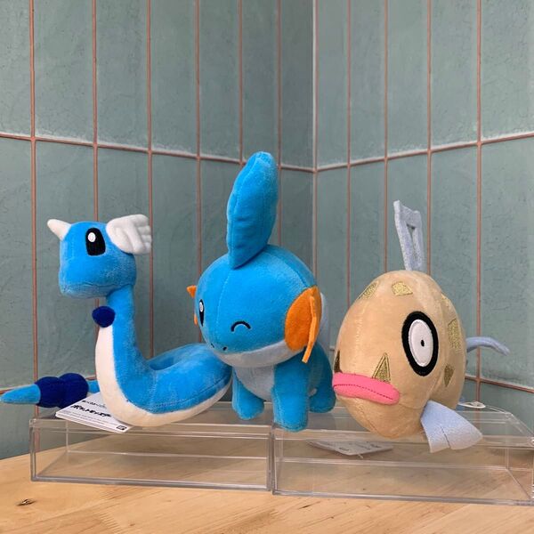 ポケットモンスター ポケモン ぬいぐるみ ハクリュー ミズゴロウ ヒンバス 3種セット 未使用
