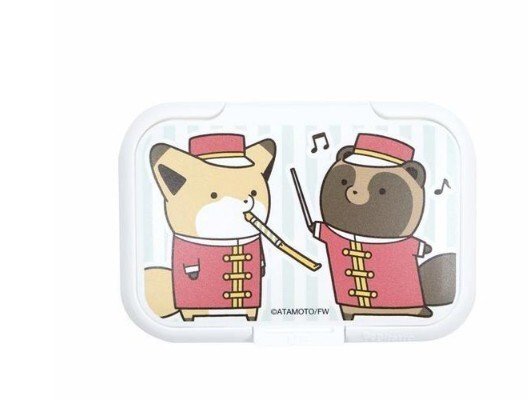新品 未開封 タヌキとキツネ ビタット ウェットティッシュの蓋 j