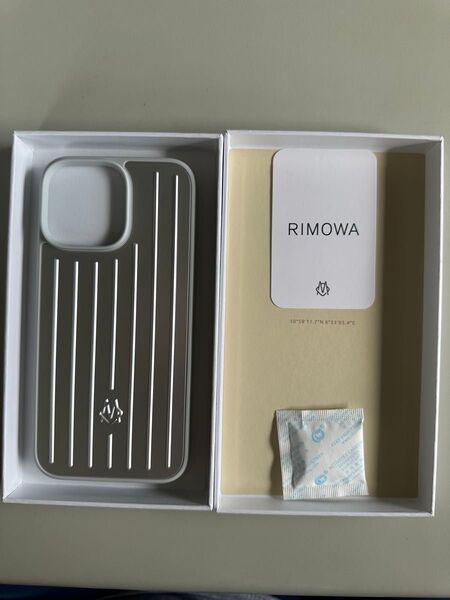 【公式サイト売切中】新品未使用 RIMOWA リモワ iphone 16 pro max シルバー