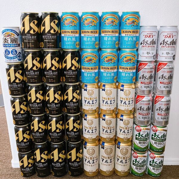 プレミアムビール 生ビール 発泡酒など 45本 (うち500ml 6本)