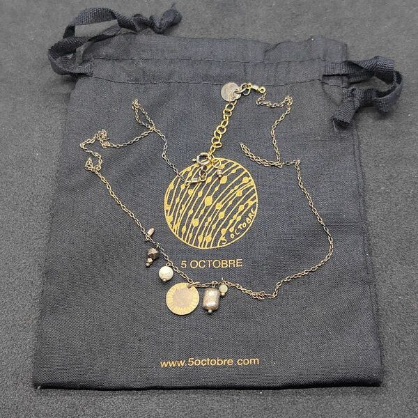 ファイブオクトーブル 5 OCTOBRE ファイブオクトーバー フランス Collier ネックレス シルバー 925 刻印あり