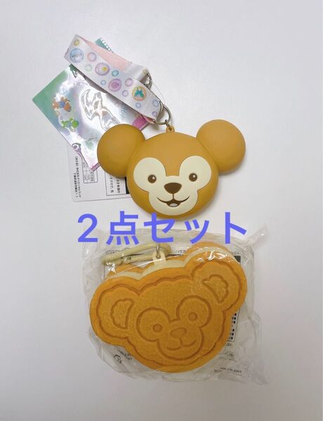 【新品・未使用】 ディズニーシー ダッフィー スナックケース クッキーサンドケース セット スーベニア