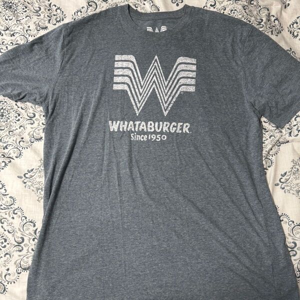 アメリカのWhataburger Tシャツ グレー