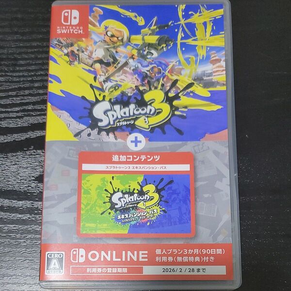 スプラトゥーン3+エキスパンションパス Nintendo Switch Splatoon