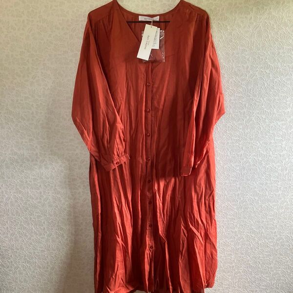 【新品タグ付き】レイカズン 前あきワンピース