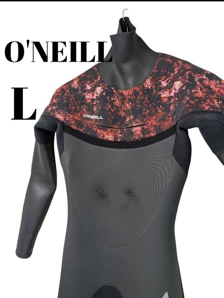 O'NEILL オニール セミドライ ウェットスーツ Lサイズ レッド系 フルオーダー