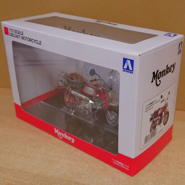 1/12 Honda モンキー・リミテッド レッド スカイネット製バイクミニカー
