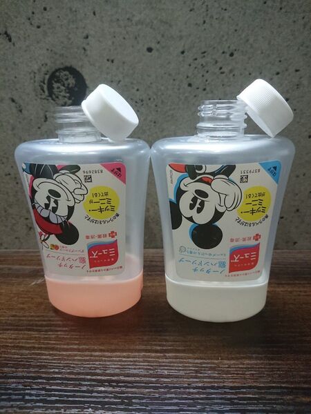 【レア】ミューズ ノータッチ 詰め替えボトル 無限再利用 ホワイト×ミッキー・ミニー 2本セット