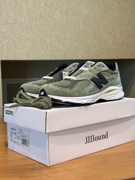 JJJJound x New Balance M990JD3 US9 27cm オリーブ