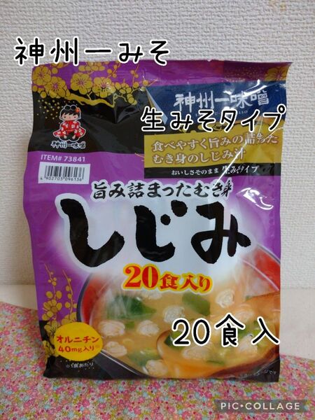 神州一味噌 しじみ 大容量20食 生みそタイプ
