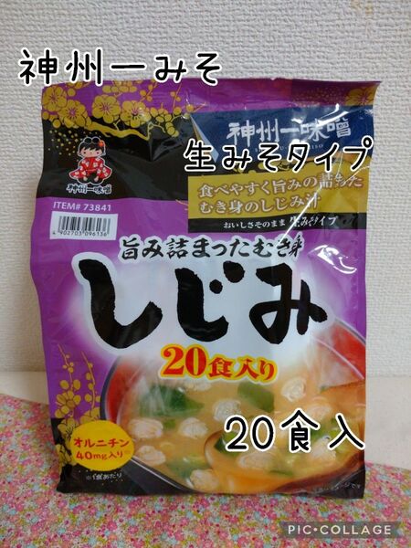 神州一味噌 しじみ 大容量20食 生みそタイプ