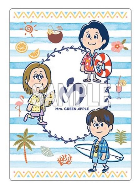 Mrs. GREEN APPLE ミセスグリーンアップル ビジュアルシート ☆新品☆