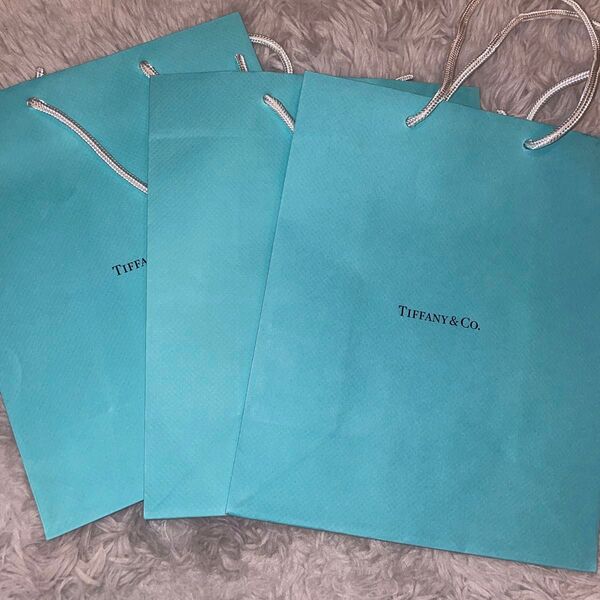 Tiffany ショッパー 紙袋 3枚セット ティファニー