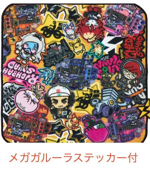 ポケモンセンターオリジナル ハンドタオ TRAINERS -STARDUST *BESTIES- 総柄 メガガルーラステッカー付