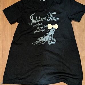 ジャイロホワイト Tシャツ レディース 黒 ブラック Mサイズ