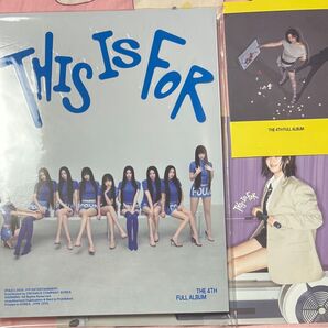 twice this is for CD アルバム thisver. 開封済み グッズ ジョンヨン セット