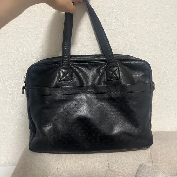 EMPORIO ARMANI ビジネスバッグ ビジネスバッグ ブリーフケース バッグ 出張 トートバッグ 黒 ハンドバッグ