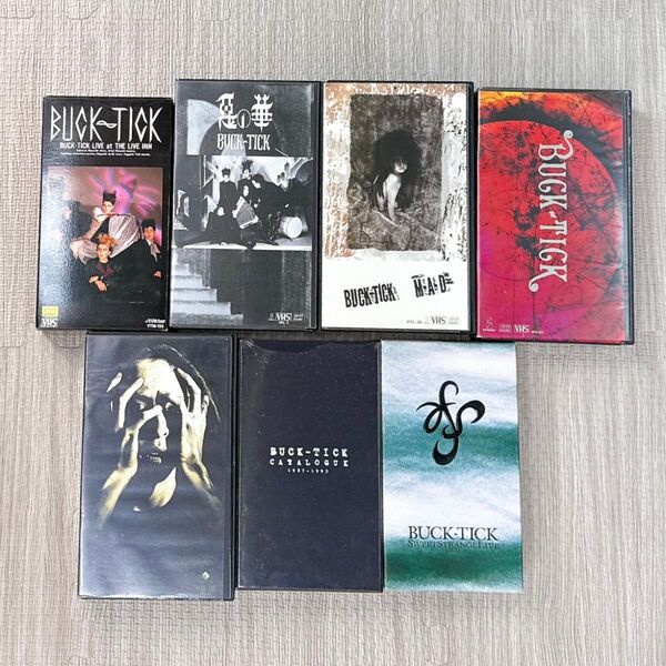 BUCK-TICK バクチク VHS ビデオ 7本セット
