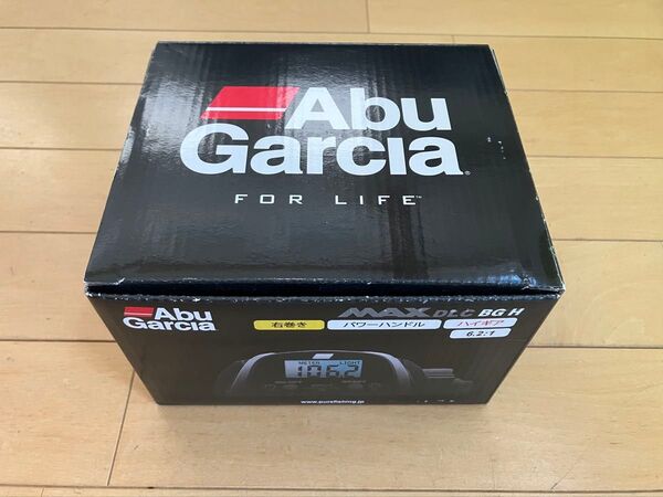 新品 21 MAX DLC BG H アブガルシア カウンターリール パワーハンドル ハイギア 右巻き