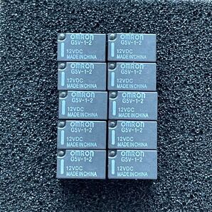 OMRON G5V-1 12VDC コイル電圧12Vマイクロリレー 10個