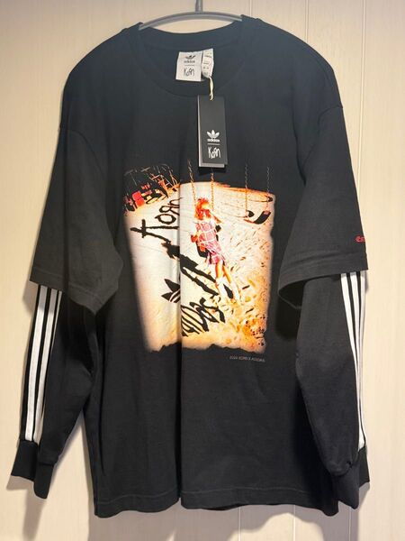 adidas KORN LONGSLEEVE BLACK S