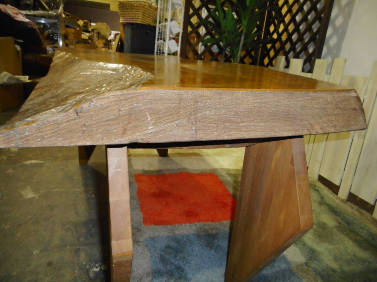 店舗用什器 一枚板テーブル デザインテーブル インテリア家具 中古品