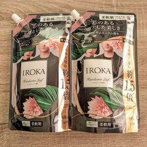イロカ 2袋 ハンサムリーフの香り 柔軟剤 花王 650ml