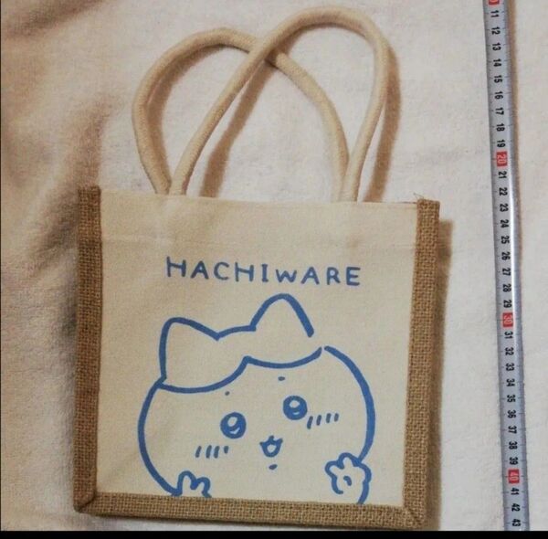 価格の相談には応じません ちいかわ 台湾限定 麻布手提鞄 エコバッグ トートバック 折り畳み発送 ハチワレ はちわれ