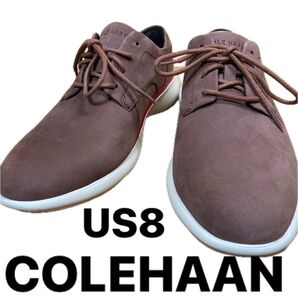 COLE HAAN グランド トロイ プレーン オックスフォード US8 ブラウン