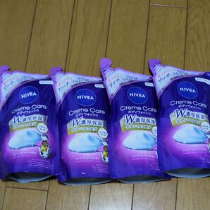 ニベア クリームケア ボディウォッシュ パリスリッチパルファンの香り つめかえ用 360ml 4個 詰め替え W濃厚保湿