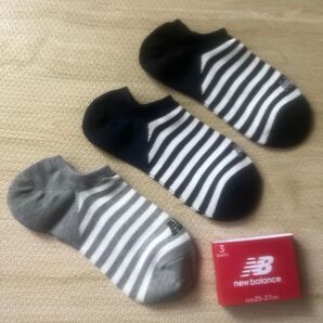 new balance ニューバランス ソックス(靴下) 3足組 サイズ 25〜27cm