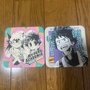 ヒロアカ 僕のヒーローアカデミア アートコースター 緑谷出久 デク 爆豪勝己 かっちゃん