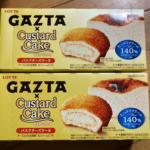 ロッテカスタードケーキガスタコラボ バスクチーズケーキ 2箱