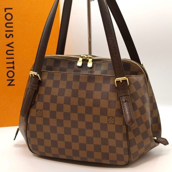 ルイヴィトン ダミエ LOUIS VUITTON ベレムMM トートバッグ エベヌ ハンドバッグ ショルダーバッグ