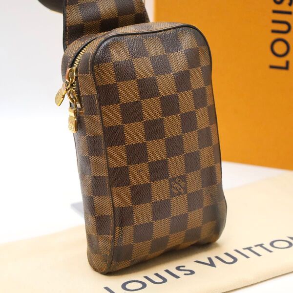 ルイヴィトン ダミエ ジェロニモス LOUIS VUITTON ボディバッグ N51994 エベヌ ショルダーバッグ 斜め掛け