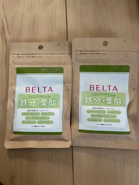 BELTA ベルタ 葉酸サプリ 約15日分 60粒 鉄分 葉酸