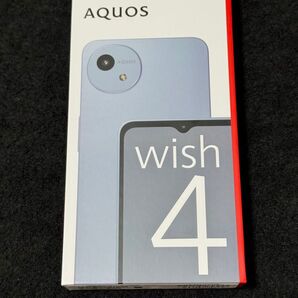 AQUOS wish4 A402SH Blue simフリー 新品未使用品 判定○