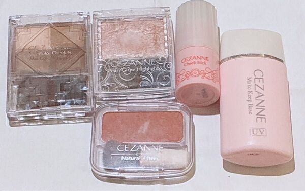 CEZANNE メイク 化粧品まとめ売り コスメ チーク シェーディング ハイライト スティックチーク 下地