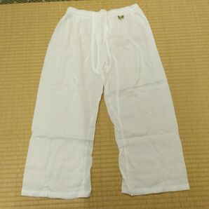 新品未使用品 メンズ 肌着 ステテコ ロンパン 白色 Lサイズ