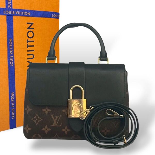 最安値 ルイヴィトン モノグラム ロッキーBB ハンドバッグ 2WAY LOUIS VUITTON ショルダーバッグ レザー
