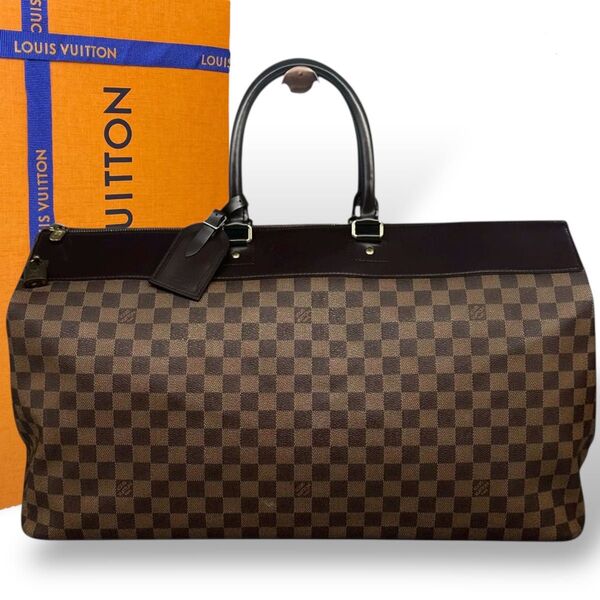 お買い得 ルイヴィトン ダミエ グリニッジGM ボストンバッグ 大容量 LOUIS VUITTON エベヌ ハンドバッグ