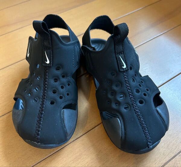 NIKEサンレイ プロテクト 2 サンダル シューズ キッズ ベビー 黒 サンダル