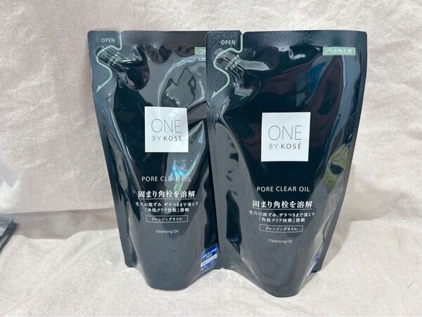 ワンバイコーセー ポアクリアオイル 160ml 詰め替え用 2個