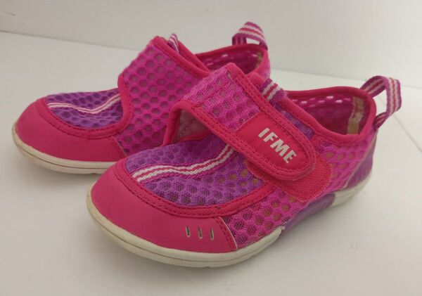 【18cm】IFME ウォーターシューズ サンダル メッシュ 子供 キッズ ジュニア 靴
