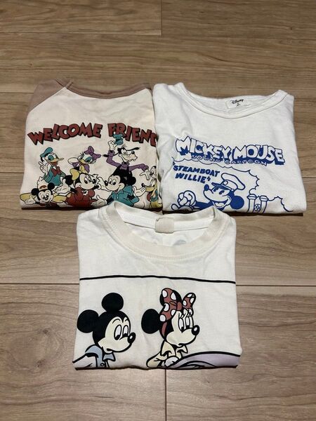 ミッキー Tシャツ 3枚セット