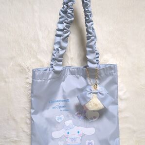 美品! Mpetit青木美沙子さん&シナモンロール トートバッグ チャーム付き