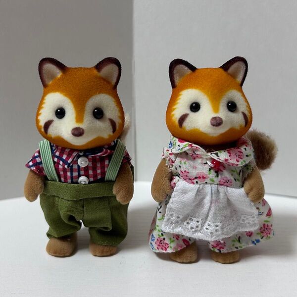 レッサーパンダ お父さん お母さん シルバニアファミリー
