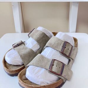 BIRKENSTOCK ビルケンシュトック Arizona トープ 38レギュラー 24.5cm アリゾナ