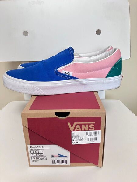 VANS Classic Slip-On レトロコート マルチカラー US8.5 バンズスリップオンスリッポン